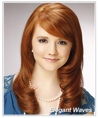 Elegant wavy party hairstyle
